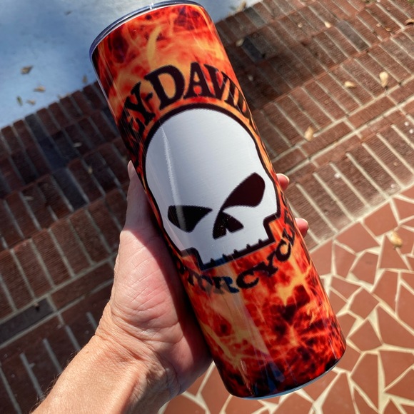 Harley-Davidson Other - Skull Sublimated Tumbler